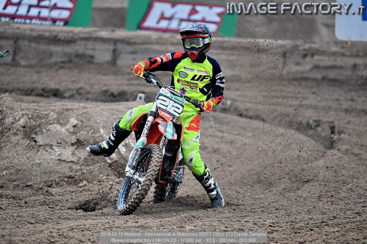 2019-02-10 Mantova - Internazionali di Motocross 00377 125cc 212 Davide Zampino